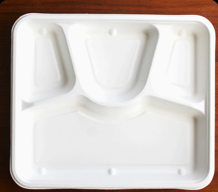 4CP Rectangular Meal Tray