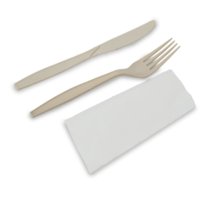 Heavy Duty White Cutlery Combo