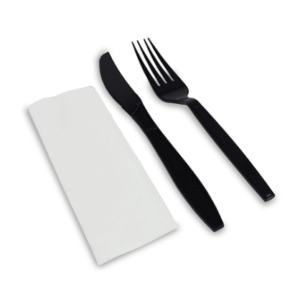 Heavy Duty Black Cutlery Combo