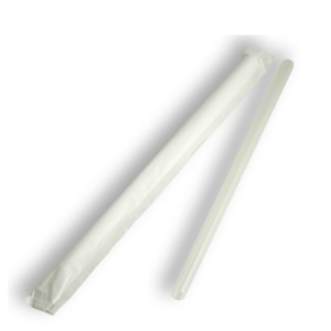 Wrapped Clear PLA Straws