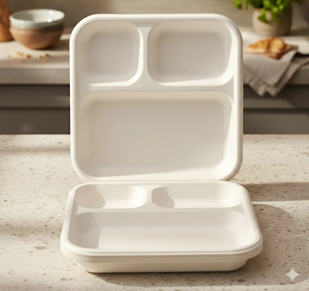 10"3CP Square Plate Compartment Plates