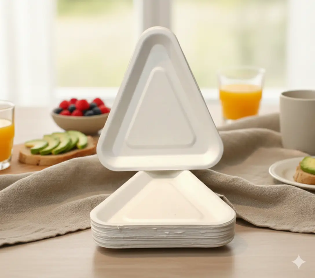 Triangle Snacks Tray