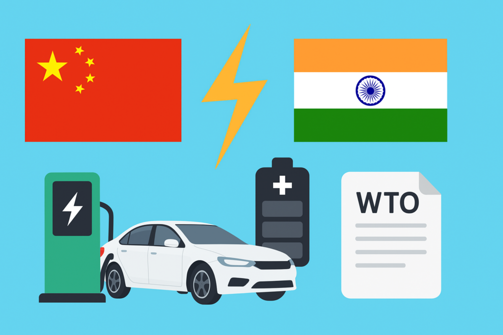 China Files WTO Complaint Against India Over EV and Battery Subsidies